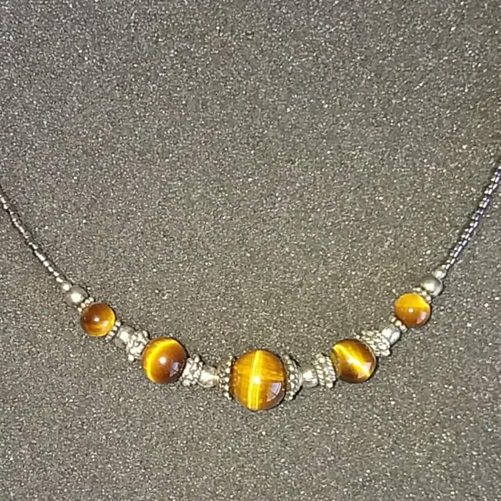 Tiger's eye necklace